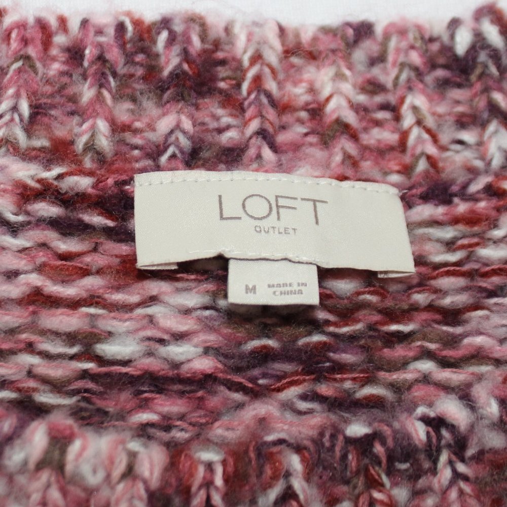 Ann Taylor LOFT Outlet Chunky Knit Crew Sweater - Picture 8 of 11